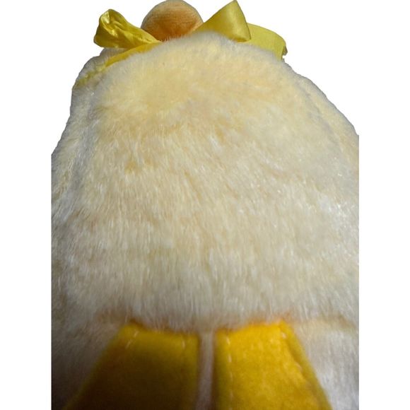 Vintage Union Toy 1982 Yellow Duck Plush Stuffed Animal Felt Feet Rare HTF - Picture 9 of 16